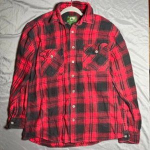 Stillwater Supply Co Mens XLT Long Sleeve Flannel Red Black Country Warm Top